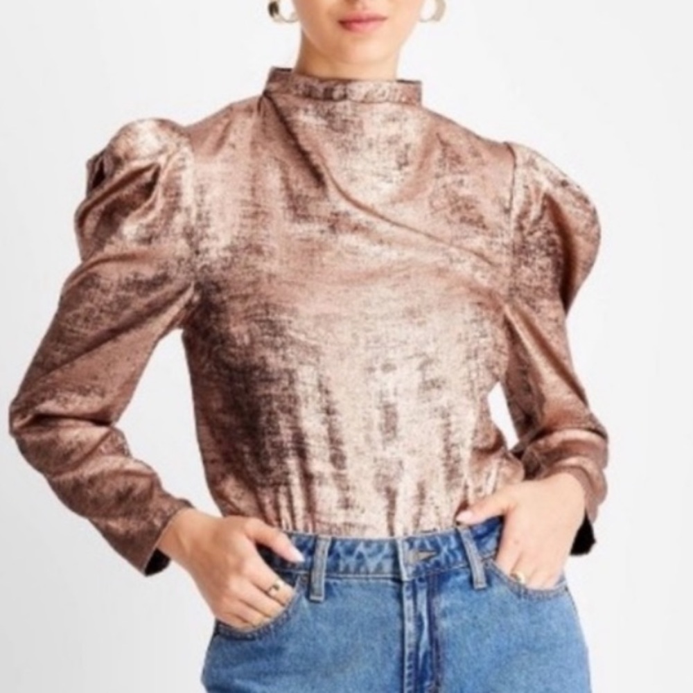 XX. Blouse - Future Collective with Kahlana Barfield Brown Copper